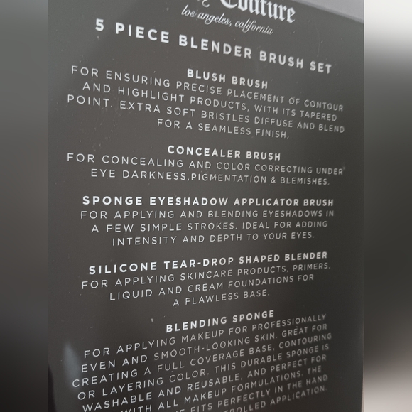 5 PC Blender Brush Set (New) - Picture 6 of 6